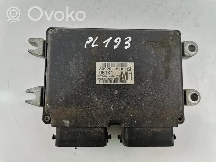 Opel Agila B Engine control unit/module ECU 3392051K12