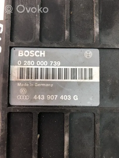 Volkswagen PASSAT B3 Komputer / Sterownik ECU silnika 443907403G
