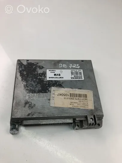 Renault Clio I Unité de commande, module ECU de moteur 7700749946