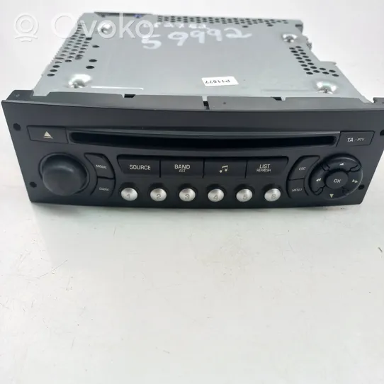 Peugeot 207 CC Panel / Radioodtwarzacz CD/DVD/GPS 96750215XT