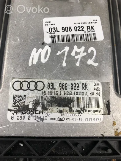 Audi A4 S4 B9 Komputer / Sterownik ECU silnika 03L906022RK