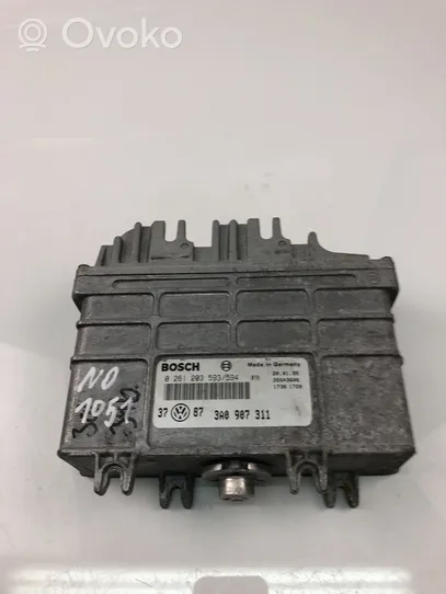 Volkswagen PASSAT B3 Komputer / Sterownik ECU silnika 3A0907311