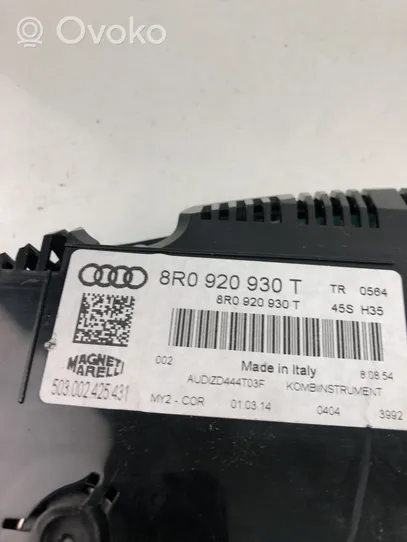 Audi Q5 SQ5 Tachimetro (quadro strumenti) 8R0920930T