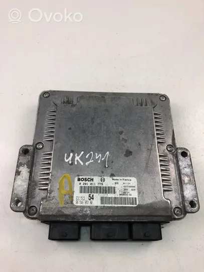 Peugeot 807 Unité de commande, module ECU de moteur 9654695380