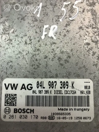 Audi Q3 8U Motora vadības bloka ECU 04L907309K