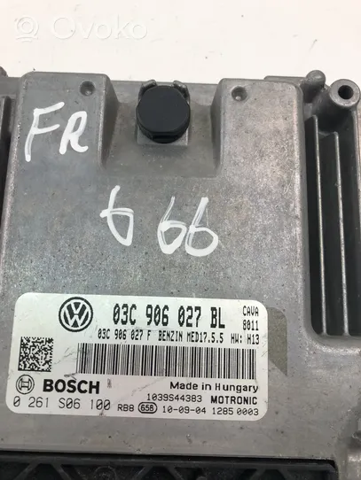 Volkswagen Scirocco Komputer / Sterownik ECU silnika 03C906027BL