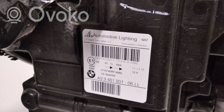 BMW X7 G07 Lampa przednia A89481801