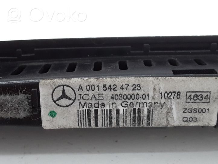 Mercedes-Benz C W204 Écran d'affichage capteur de stationnement PDC A0015424723