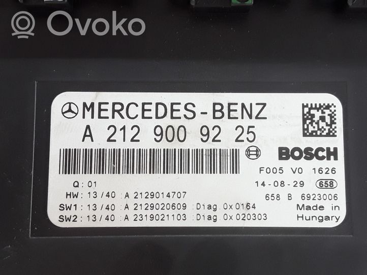 Mercedes-Benz E W212 Modulo fusibile A2129009225