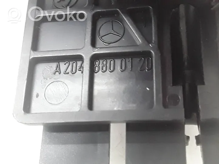 Mercedes-Benz E W212 Rączka / Uchwyt otwierania pokrywy przedniej / maski silnika A2048800120