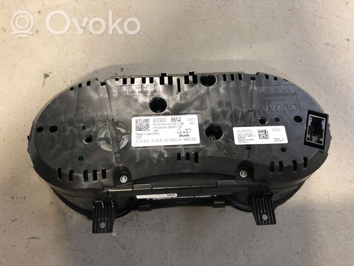 Audi A3 S3 8V Tachimetro (quadro strumenti) 8V0920861J