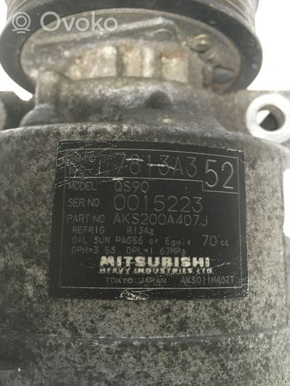 Mitsubishi Outlander Ilmastointilaitteen kompressorin pumppu (A/C) 7813A3