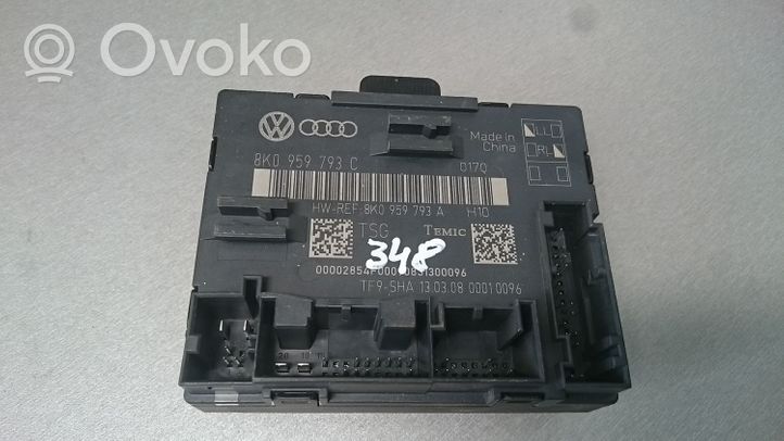 Audi A4 S4 B8 8K Oven ohjainlaite/moduuli 8K0959793C