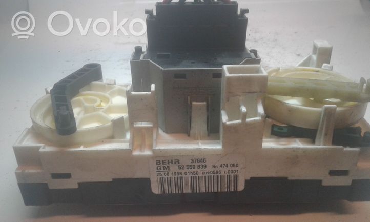 Opel Astra G Gaisa kondicioniera / klimata kontroles / salona apsildes vadības bloks (salonā) 10185467