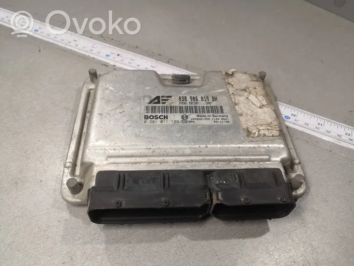 Volkswagen Sharan Calculateur moteur ECU 038906019BH