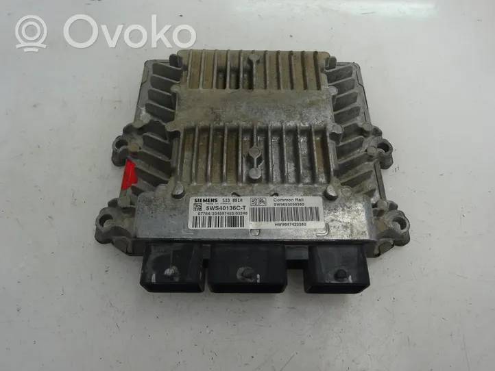 Peugeot Partner Sterownik / Moduł ECU 9653059380