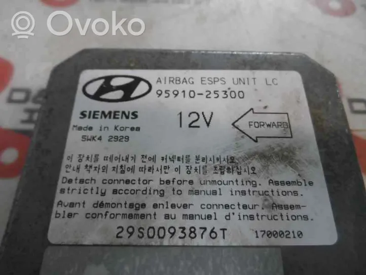 Hyundai Accent Oro pagalvių valdymo blokas 