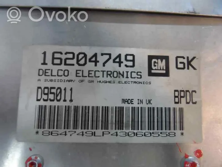 Opel Corsa B Sterownik / Moduł ECU 16204749