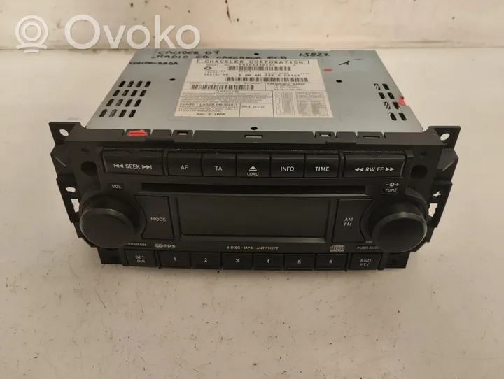 Dodge Caliber Radio/CD/DVD/GPS-pääyksikkö P05064362AA