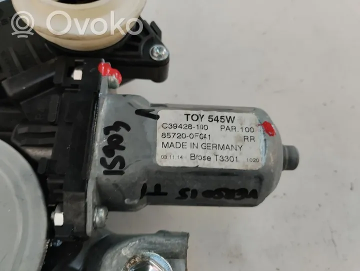 Toyota Verso Elektryczny podnośnik szyby drzwi tylnych 85720-0F041