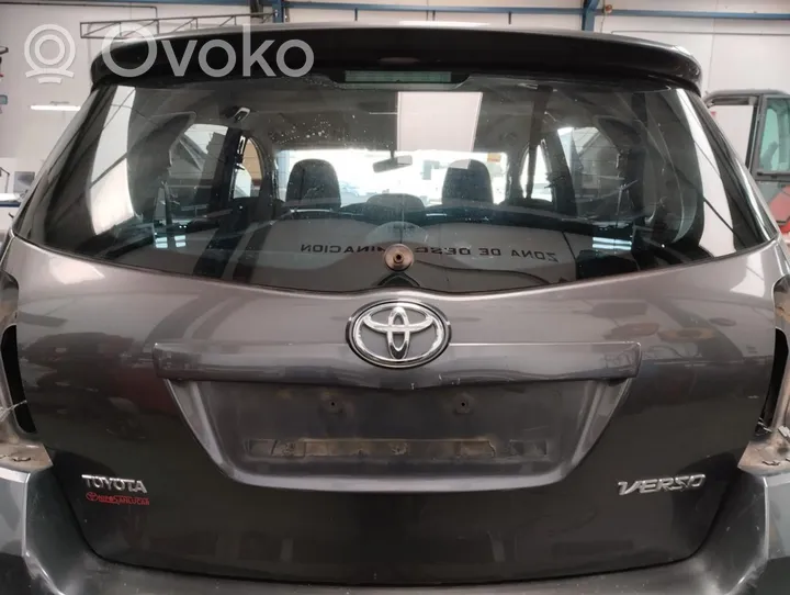 Toyota Verso Aizmugurējais pārsegs (bagāžnieks) 