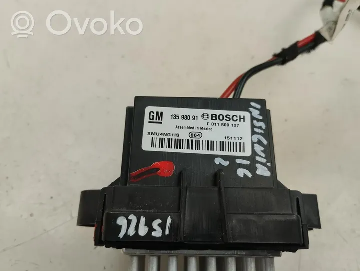 Opel Insignia A Heater blower motor/fan resistor 