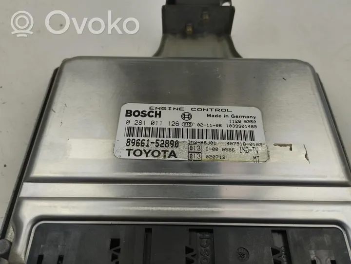 Toyota Yaris Sterownik / Moduł ECU 89661-52890