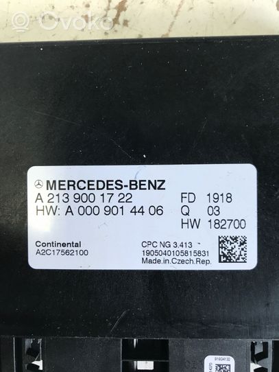 Mercedes-Benz Sprinter W907 W910 Centralina/modulo scatola del cambio A2139001722