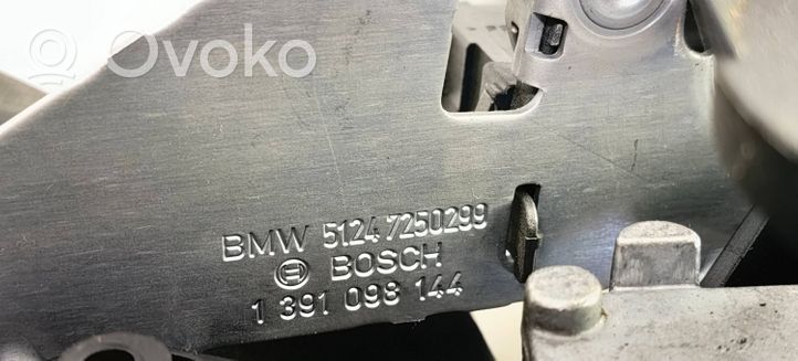 BMW 5 F10 F11 Zamek / Zatrzask szyby klapy tylnej bagażnika 1391098144