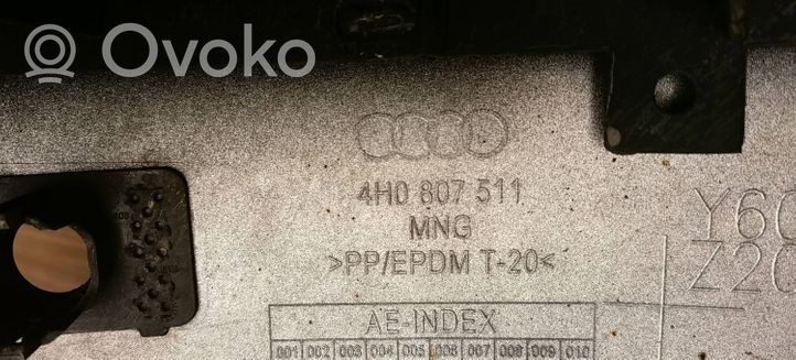 Audi A8 S8 D4 4H Pare-chocs 4H0807511