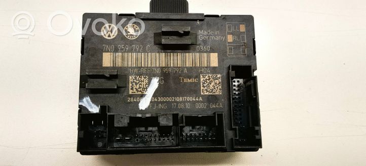 Volkswagen Sharan Door control unit/module 7N0959792C