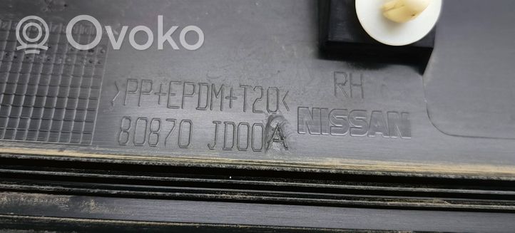 Nissan Qashqai Apdaila priekinių durų (moldingas) 80870JD00A