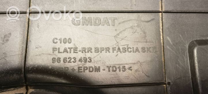 Chevrolet Captiva Rear bumper trim bar molding 96623493