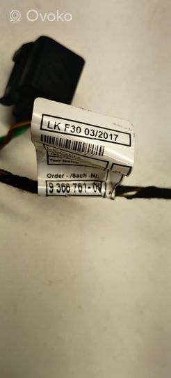 BMW 3 F30 F35 F31 Rear door wiring loom 9366761