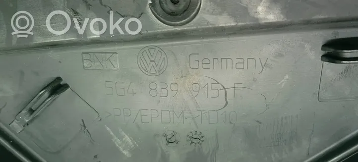 Volkswagen Golf VII Inne elementy wykończeniowe drzwi tylnych 5g4839915