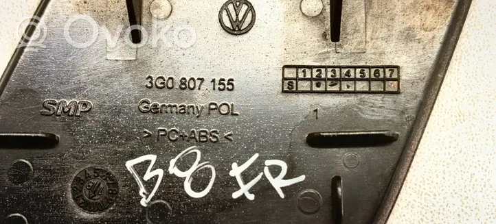 Volkswagen PASSAT B8 Zaślepka / Osłona haka holowniczego przednia 3G0807155
