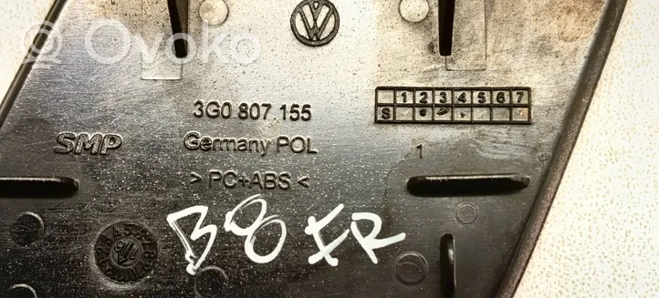 Volkswagen PASSAT B8 Tappo/coprigancio di traino anteriore 3G0807155