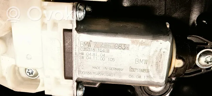 BMW 5 G30 G31 El. Lango pakėlimo mechanizmo komplektas 7455083