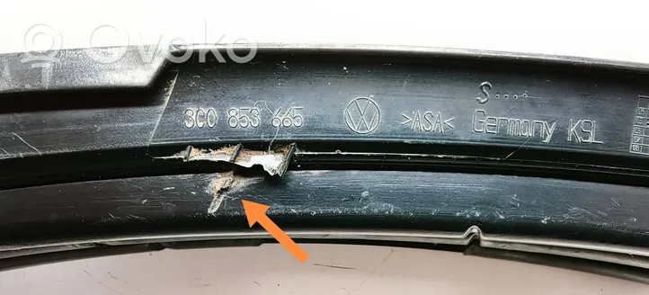 Volkswagen PASSAT B6 Etupuskurin alempi jäähdytinsäleikkö 3C0854665
