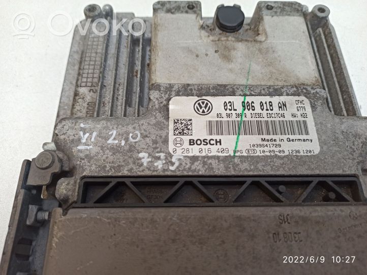 Volkswagen Golf VI Sterownik / Moduł ECU 