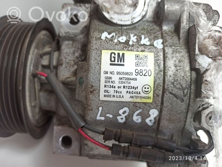 Opel Mokka Compressore aria condizionata (A/C) (pompa) 