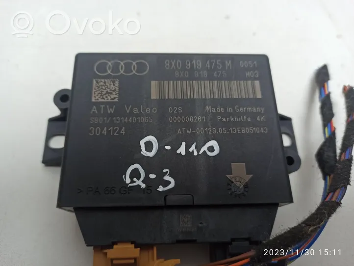 Audi Q3 8U Pysäköintitutkan (PCD) ohjainlaite/moduuli 