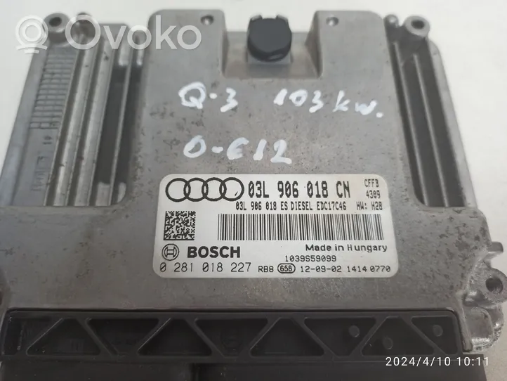 Audi Q3 8U Dzinēja vadības bloks 