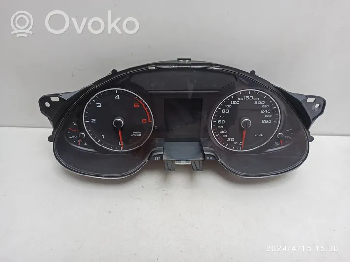 Audi A4 S4 B8 8K Tachimetro (quadro strumenti) 