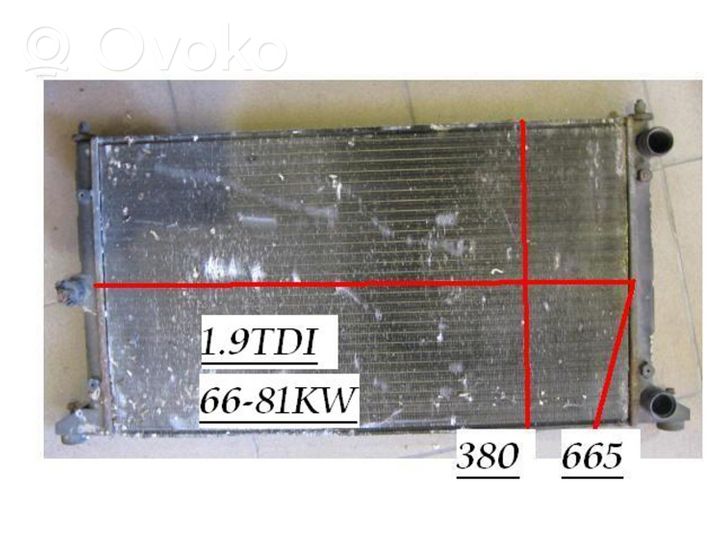 Volkswagen Sharan Radiateur de refroidissement 7M0121253B