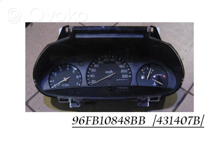 Ford Fiesta Geschwindigkeitsmesser Cockpit 96FB10848BB