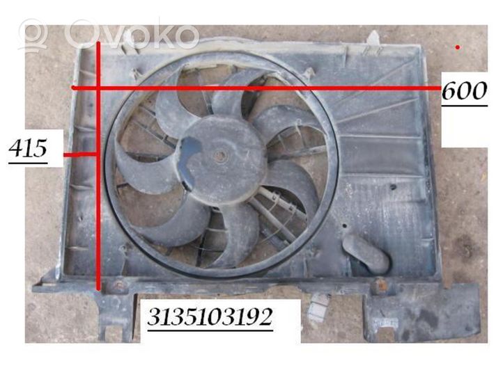 Volvo S70  V70  V70 XC Ventilatore di raffreddamento elettrico del radiatore 3135103192