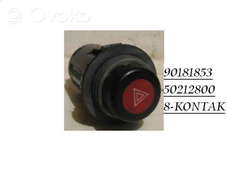 Opel Kadett E Botón interruptor de luz de peligro 90181853
