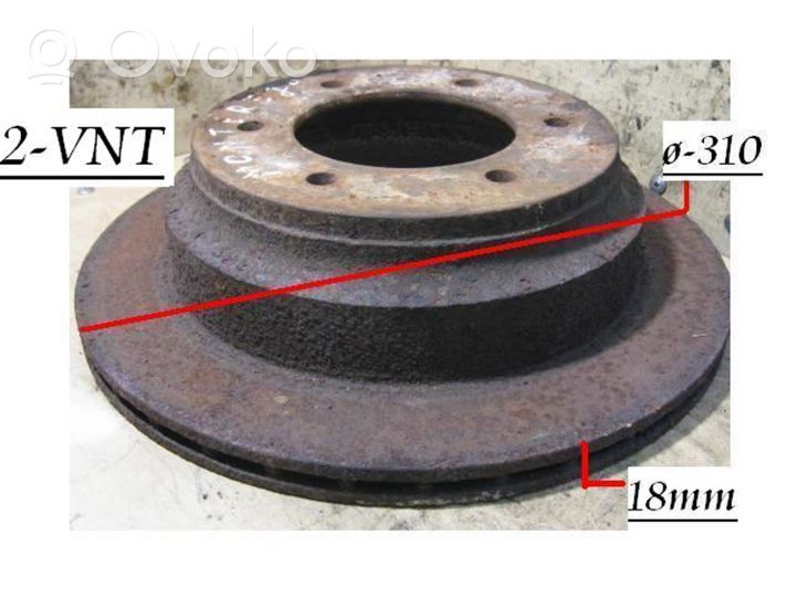 Opel Monterey Disque de frein arrière 9024783