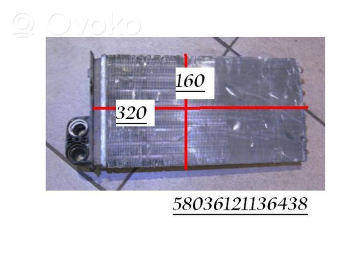 Renault Safrane Radiateur de chauffage 58036121136438